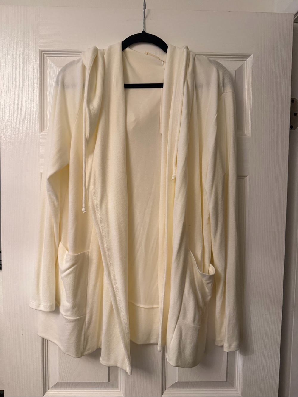 78 & Sunny Laguna Hooded Cardigan Cream XL NWT